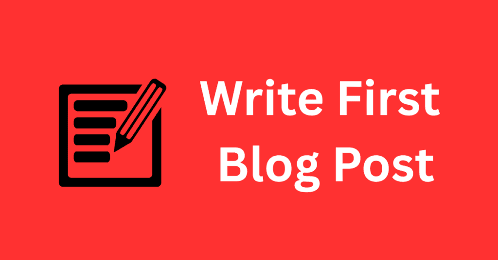 how to write blog post for beginners